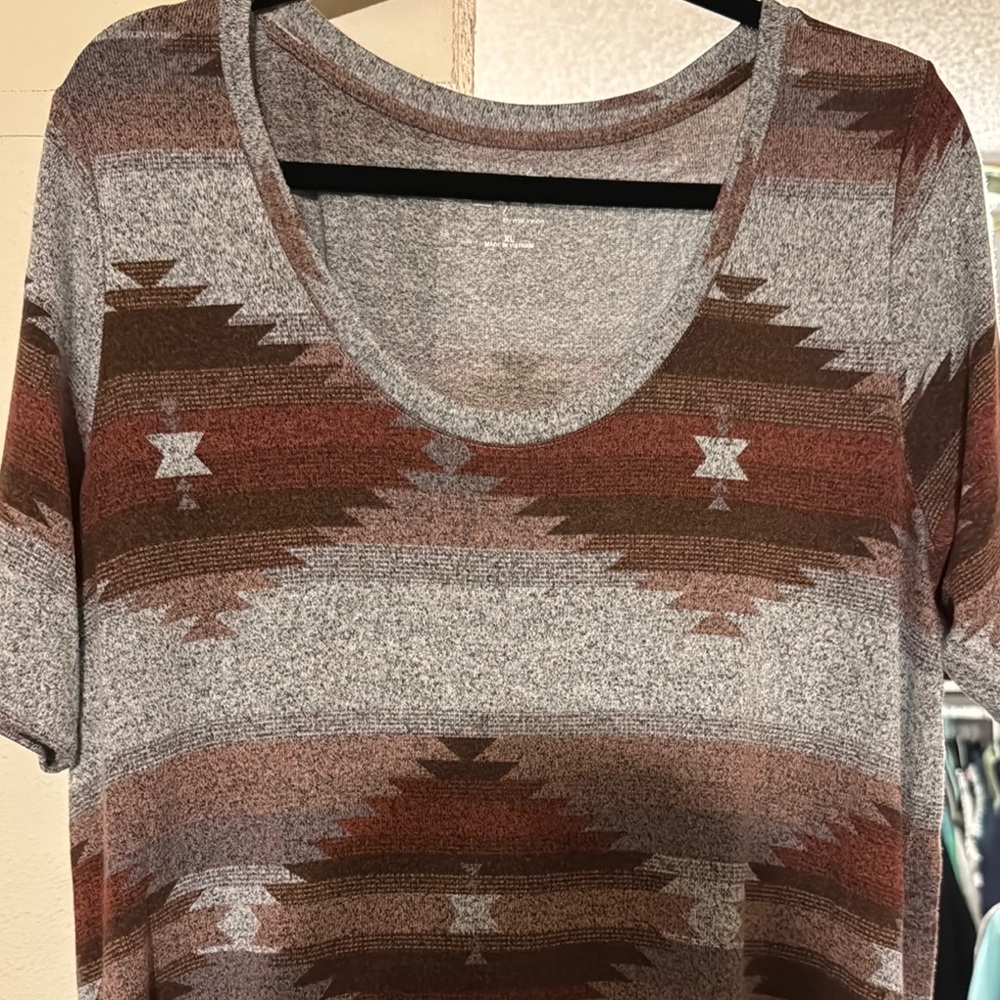 Aztec Patterned Maurice’s 24/7 Tee
